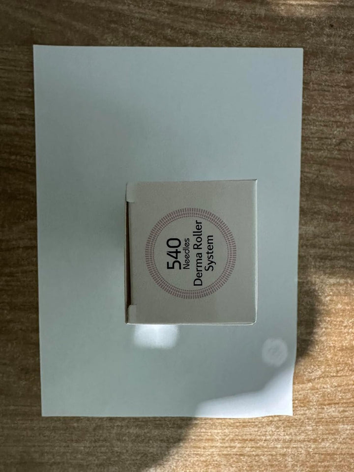 Derma Roller Microneedle Roller for Face 0.5Mm Needle 540 Micro Needle Roller Skin Care for Wrinkles, Stretch Marks, Acne Spot, Hair Loss, Beard Roller Hair Growth Kit with Case for Men Women