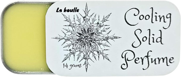 Cooling Solid Natural Perfume Balm. for Sensitive Skin. Handmade in UK.