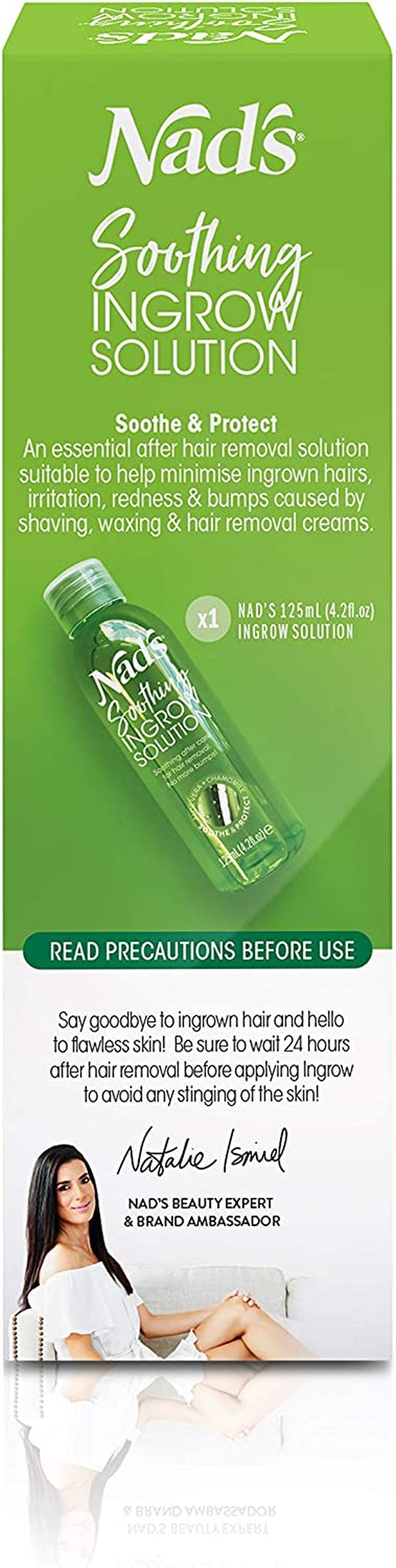 Soothing Ingrow Solution, Ingrown Hair Reduction, Treatment for Ingrown Hairs, Redness and Inflammation, Ingrown Hair Treatment, 125Ml