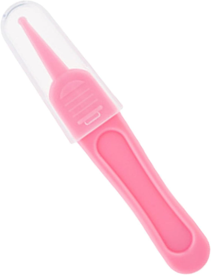 Booger Picker Tweezers | Safe and Effective Round-Head Booger Plier | Safe Nose Cleaning Tweezers with Transparent, Nose and Navel Tweezers
