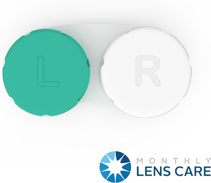 Contact Lens Cases 12 Pack. One Year Supply. Protect Your Eyes by Changing Your Contact Lens Case Monthly