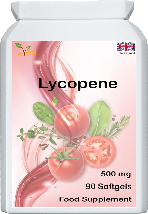 Lycopene Supplement, Supports Energy Balance, Non-Gmo, High Lycopene 500Mg X 90 Softgel