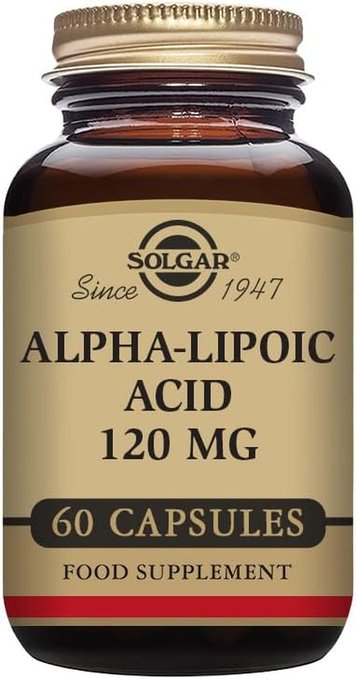 Alpha Lipoic Acid 200 Mg Vegetable Capsules - Food Supplement, Pack of 50 - Antioxidants - Vegan, Gluten Free