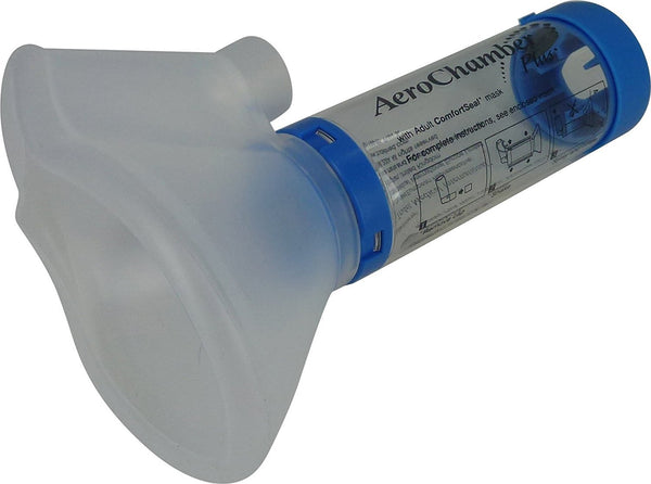 S0898150 Aerochamber plus Inhaler Chamber with Mask, Blue