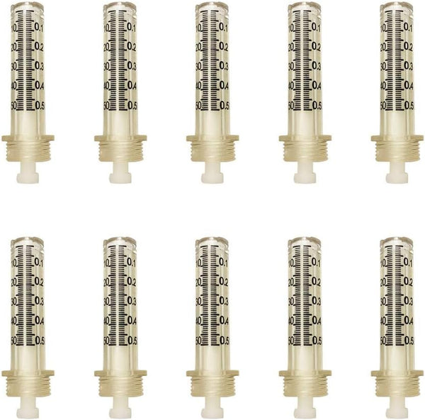 0.5Ml Ampoule Head, 10-Pack Syringe Needle Hyaluronic Acid Injection Pen Accessory for Wrinkle Removal