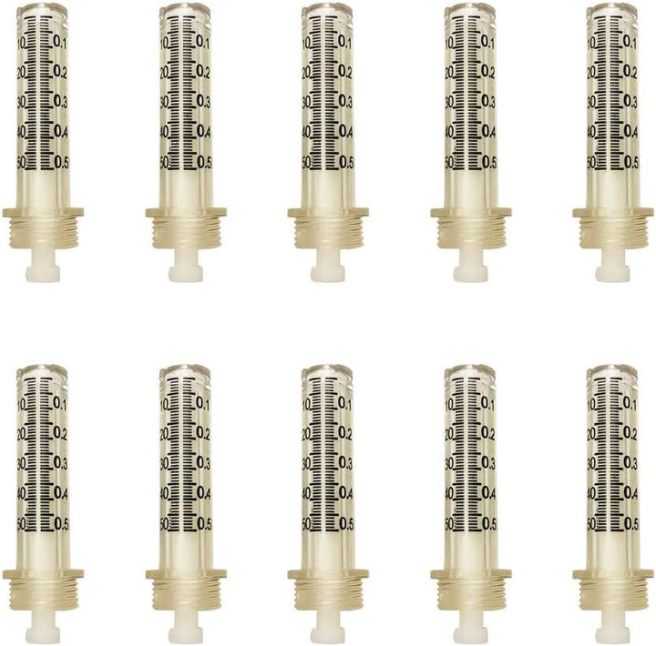 0.5Ml Ampoule Head, 10-Pack Syringe Needle Hyaluronic Acid Injection Pen Accessory for Wrinkle Removal