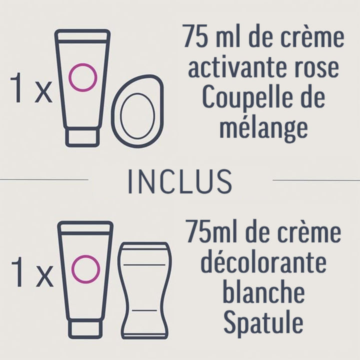 Hair Lightening Cream for Face and Body - 2 Bottles of 75 Ml