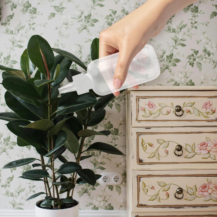 2 Pcs 120Ml Reusable Squeeze Bottles with Nozzles – Leak-Proof Portable Applicator for Shampoo, Crafts, Travel | Graduated, Eco-Friendly PE Plastic (Red Caps)