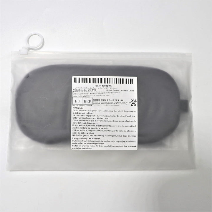 Sleep Mask, 2 Pack Silk Eye Mask, Soft Eye Mask for Sleeping, Light-Blackout Design, with Adjustable Strap, for Night, Travel, Nap (Black)