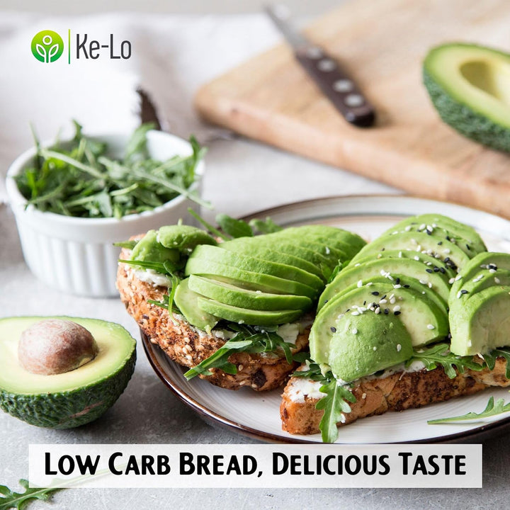 Keto-Pro Low Carb Keto Friendly Bread (2 Pack) | Keto Bread | Low Carb Bread | Low Calorie Bread Helping You Stay Fuller for Longer | Low Carb Snacks & Keto Food | Low Carb Bread UK