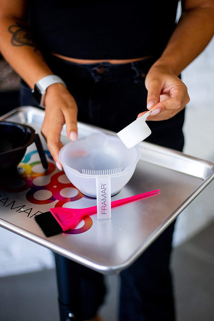 Hair Dye Bowl Set – Tint Bowl for Hair Colour, Bleach Hair Die, Hair Bleach Kit, Highlights Hair Dye Kit, Hair Mixing Bowl for Hair Salon, Hair Colouring Tools – 2 Pack