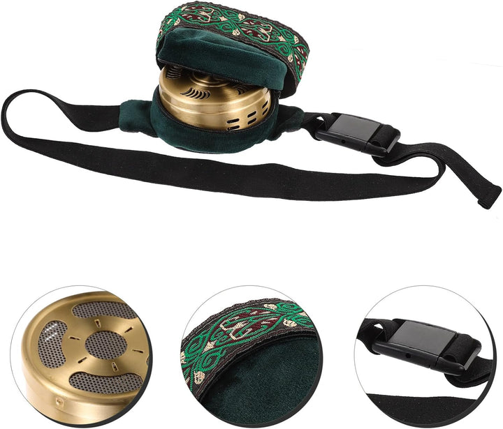 Moxibustion Box Set 2Pcs Velvet Smoke Filter Cover Copper Acupuncture Moxa Box for Full Body Use Traditional Chinese Therapy