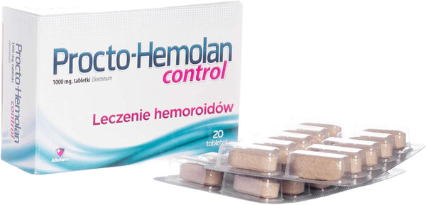 PROCTOHEMOLAN 20 Tablets Procto Hemolan Control Hemorrhoid,Rectal Bleeding,Pain