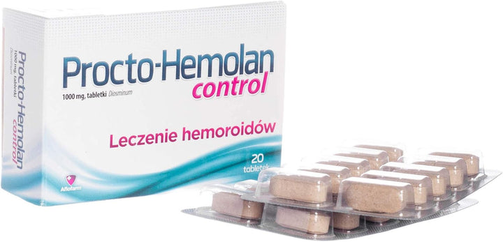 PROCTOHEMOLAN 20 Tablets Procto Hemolan Control Hemorrhoid,Rectal Bleeding,Pain