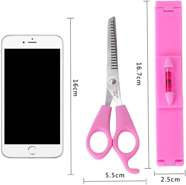 2Pcs Professional Hair Cutting Comb & Split End Trimmer for DIY Home Styling - Accurate Tool for Layers, Bangs & Split Ends