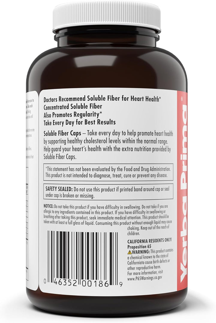 Soluble Fiber 180 Caps