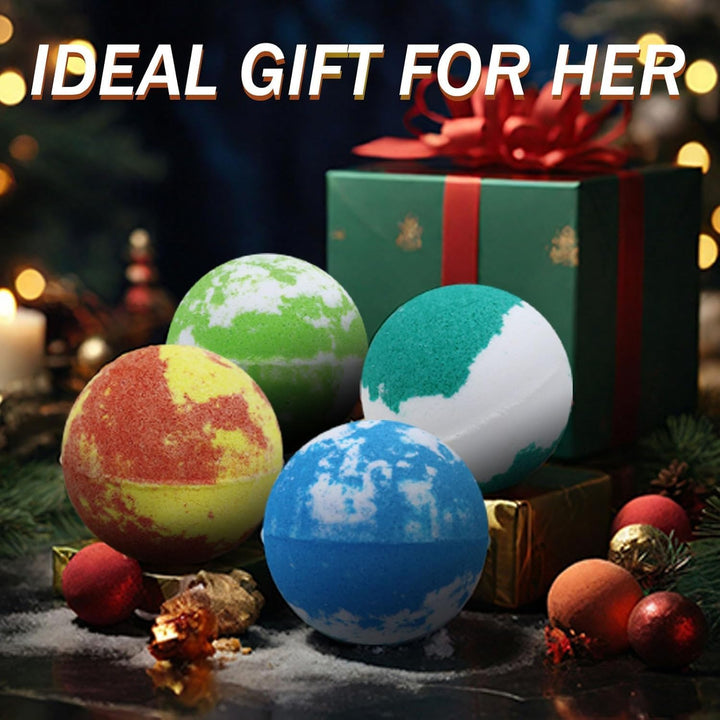 Bath Bombs Gift Set for Kids - 20Pcs Bubble Bathbombs with Natural and Organic Ingredients for Women, Home Spa Fizzes Bath Balls to Moisturize Skin for Christmas for Lover, Girls and Boys