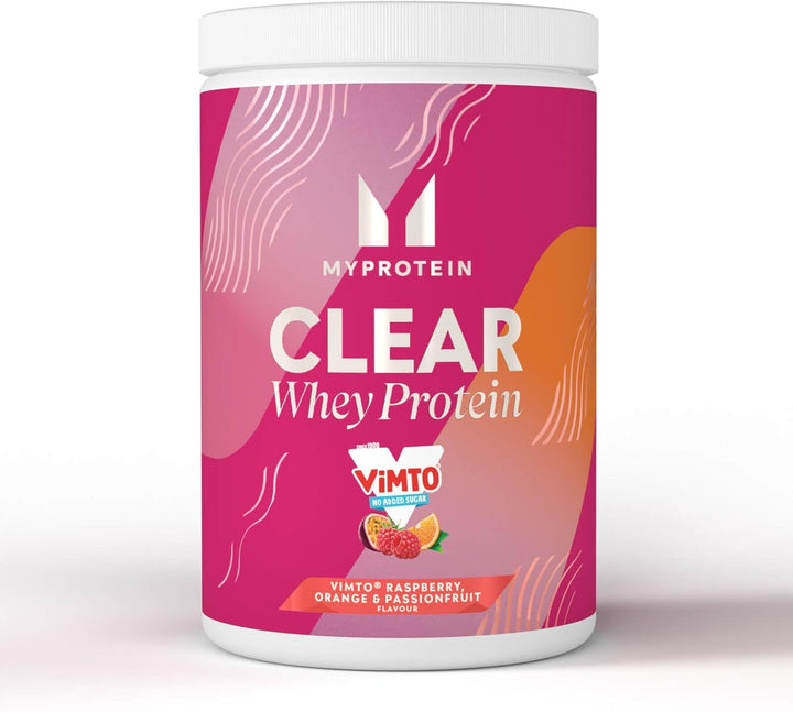 Clear Whey Protein Isolate Powder - Peach Tea - 488G - 20 Servings - Cool and Refreshing Whey Protein Shake Alternative - 20G Protein and 4G BCAA per Serving