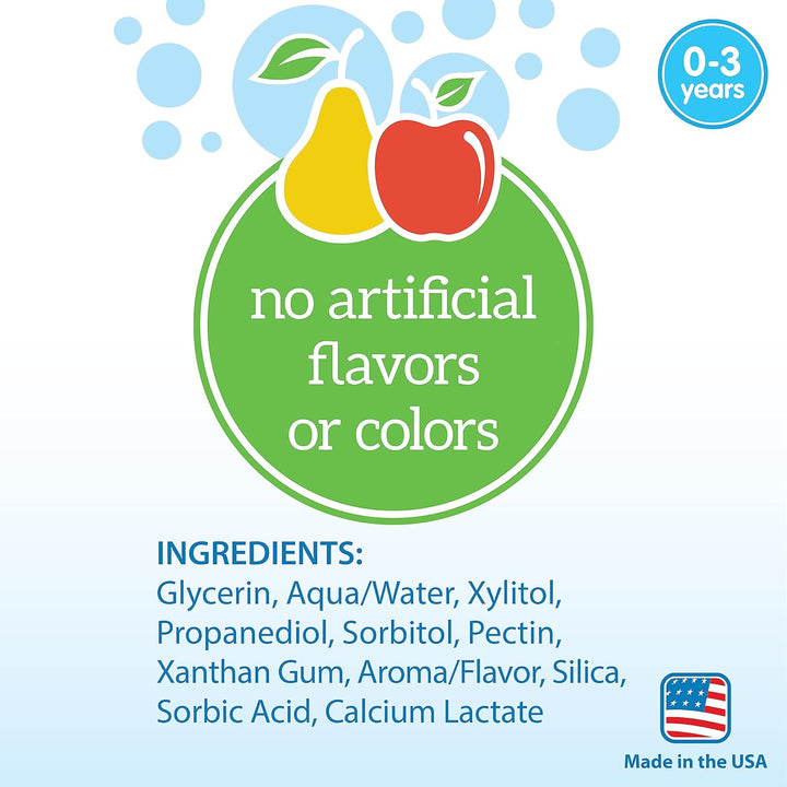 Infant-To-Toddler Toothbrush & Toothpaste Combo Pack (Blue)