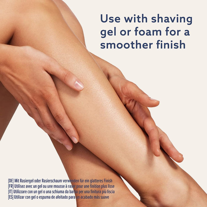 Women'S 5 Blade Razor with Multi Axis Pivot Handle + 3 Refills