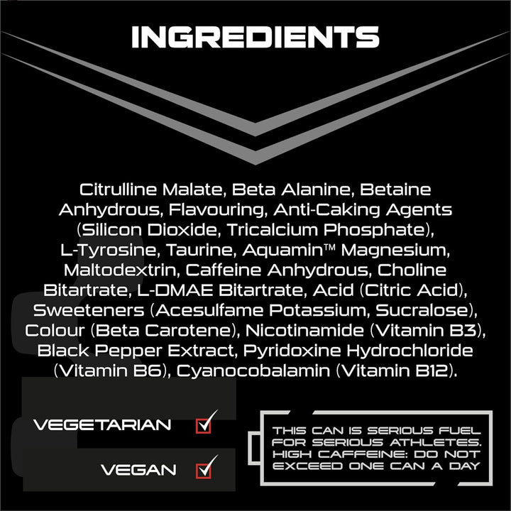 - X-PLODE Pre-Workout - 300G - Tropical Flavour - 250Mg Caffeine, 6G Citrulline Malate, 3.2G Beta Alanine / Serving - Suitable for Vegetarians + Vegans