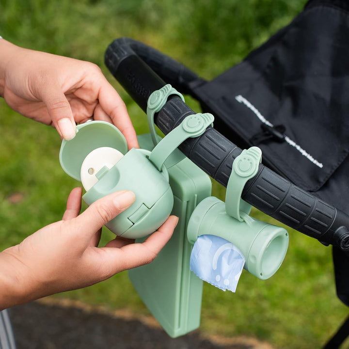 On-The-Go Soother Pod, Dummy Holder, Keeps Baby'S Binkies Clean and Accessible, Portable for Travel, Diaper Bag Accessory Must Have for Newborns, Sage Green