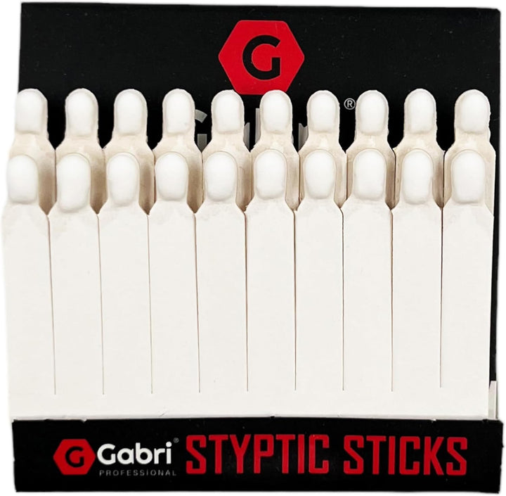 Styptic Pencil Sticks 20Pcs for Aftershaving, Alum Stone Matches, Traditional Sticks, Ideal for Salons, Barbers, Hairdressers and Personal Use