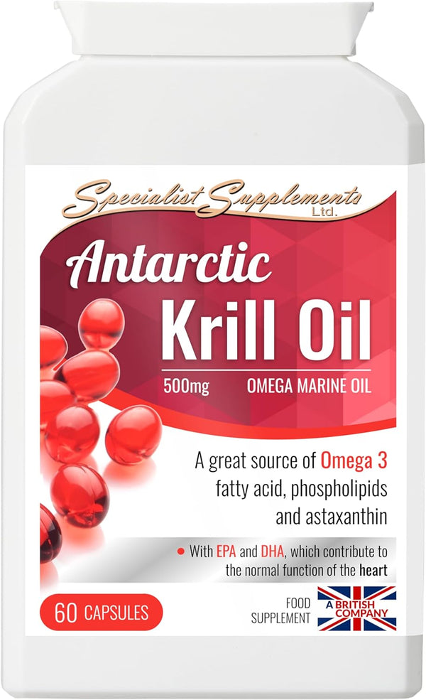Antarctic Krill Oil, 60 Gel Capsules