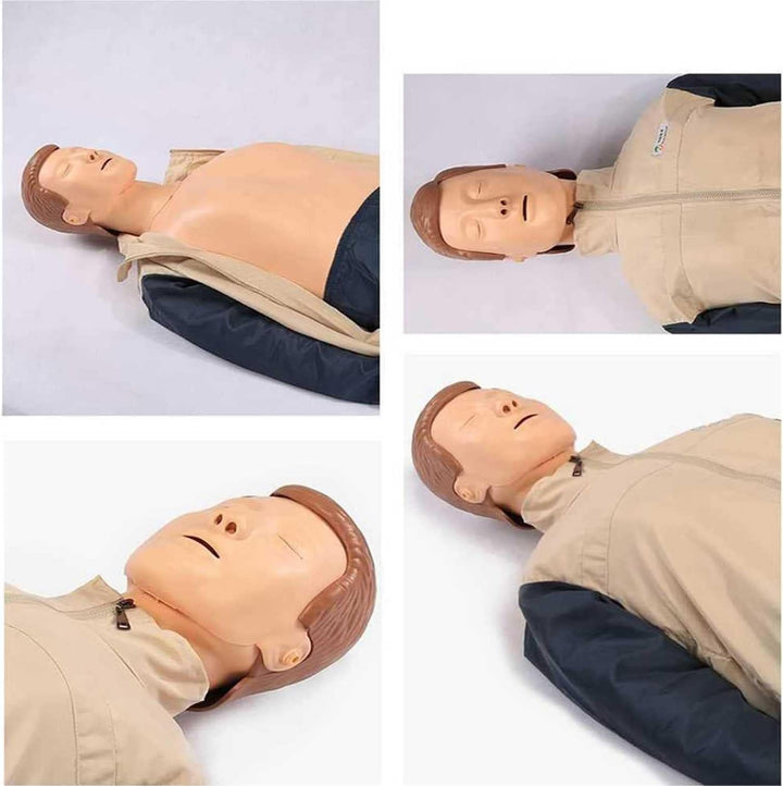Life Size Full Body Adult CPR Training Manikin, Cardiopulmonary Resuscitation Simulator First Aid Training Medical Model for Patient Education and Teaching
