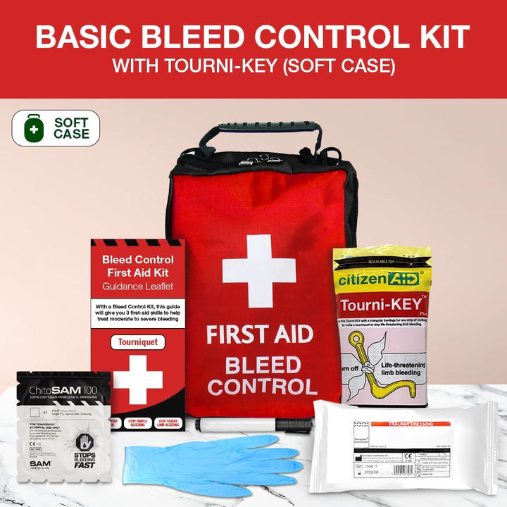 Basic Bleed Control Kit with Tourni-Key - Soft Case