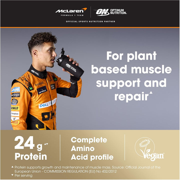 Gold Standard 100% Plant Based Protein Powder for Men and Women, Vegan Protein Shake Powder, Post Workout or Anytime Throughout the Day, Chocolate Flavour, 20 Servings, 684G