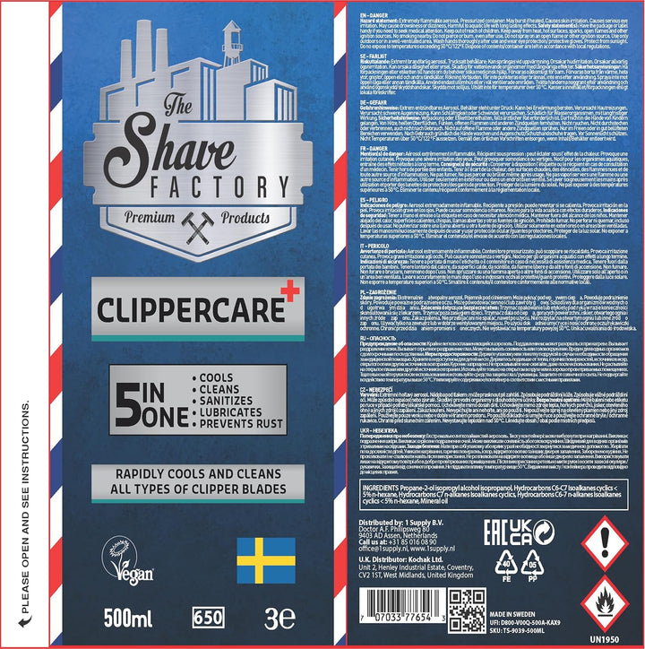 5-In-1 Disinfectant Spray for Hair Clipper Machines 500 Ml