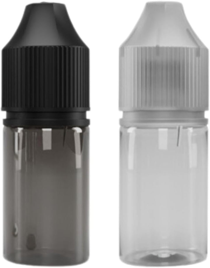 30Ml Torpedo Empty Shortfill Bottle - Childproof Cap, Recyclable, DIY E-Liquids & Vape Juice - Black Colour