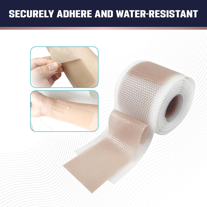 Silicone Scar Tape 4Cm X 1.5M | Medical Grade Silicone Sheets for Scar Care | Suitable for Surgery, C Section, Burns, Acne Marks and Stretch Marks | Soft, Reusable, Waterproof