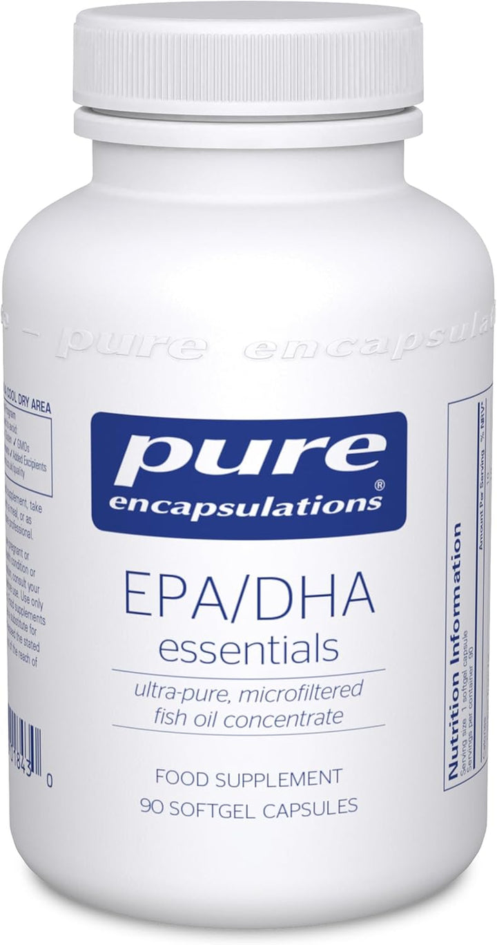 EPA/DHA Essentials - Ultra-Pure, Microfiltered Fish Oil Concentrate - 90 Softgel Capsules