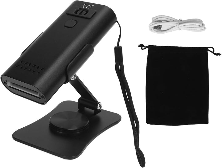 Fast Curing Hair Extension Lamp with Adjustable Brightness Levels, LED Hair Extension Lamp for Home Salon Use, 6W Output Power (Black)