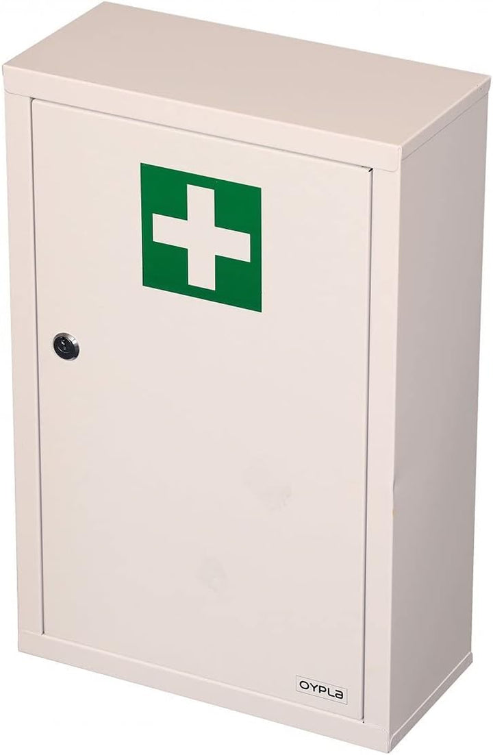 Wall Mounted Metal First Aid Medicine Medical Cabinet Locker