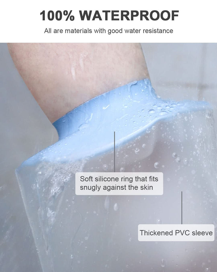 Waterproof Leg Cover for Shower, Leg Cast Cover for Shower, Reusable Cast Protector for Shower Leg Adult, Soft Comfortable Cast Cover Leg Cast Shower Cover for Plaster, Bandage, Dressing