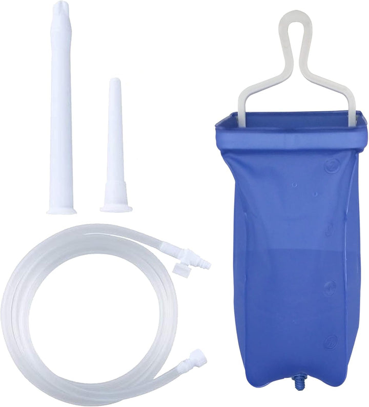 Enema Bag Kit Home Coffee Enema Irrigator Set Travel Enema Set for Men and Women Colon Cleaning 2 Litre