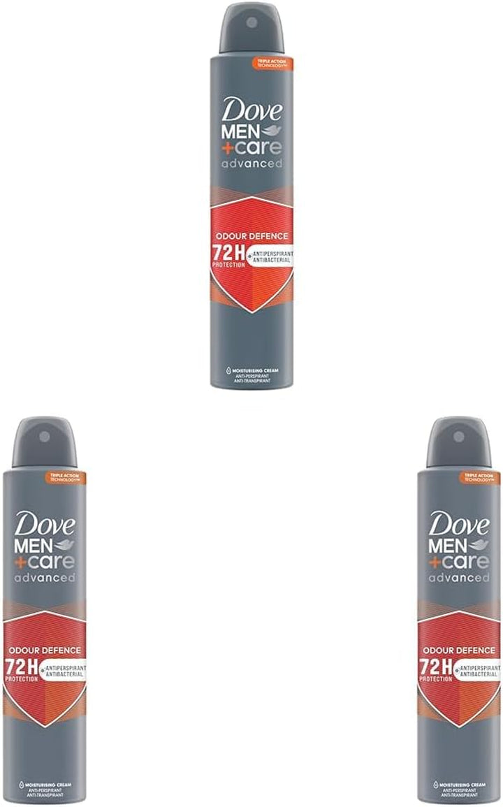 Dove Men+Care Advanced Clean Comfort Men'S Antiperspirant Deodorant Body Spray with ¼ Moisturising Cream & Anti-Odour Technology for 72 Hour Protection against Sweat and Odour 200 Ml