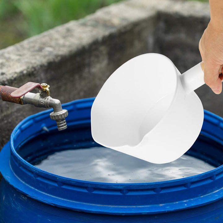 Wooden Water Scoop Long Handle Bath Dipper Water Ladle Scoop for Efficient Transfer in Bathroom Sauna and Garden 12 Inch Stackable Design