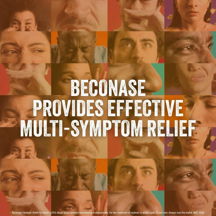 8 in 1 Hayfever Relief Nasal Spray (100 Spray Bottle) - Long Lasting Effective Relief from Hayfever - Portable and Lasts up to 24 Hours When Used Twice a Day - Non Drowsy