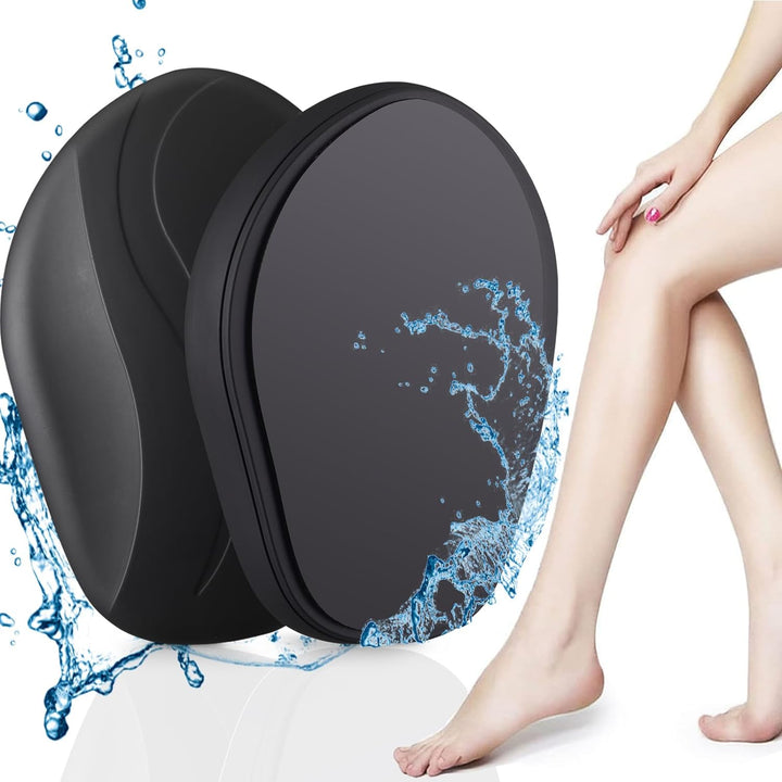 Crystal Hair Eraser,  Magic Crystal Hair Remover Stone, Nano Crystal Painless Exfoliation Hair Removal Tool Men and Women, Fast Easy Magic Crystal Hair Remover, Soft Smooth Silky Skin