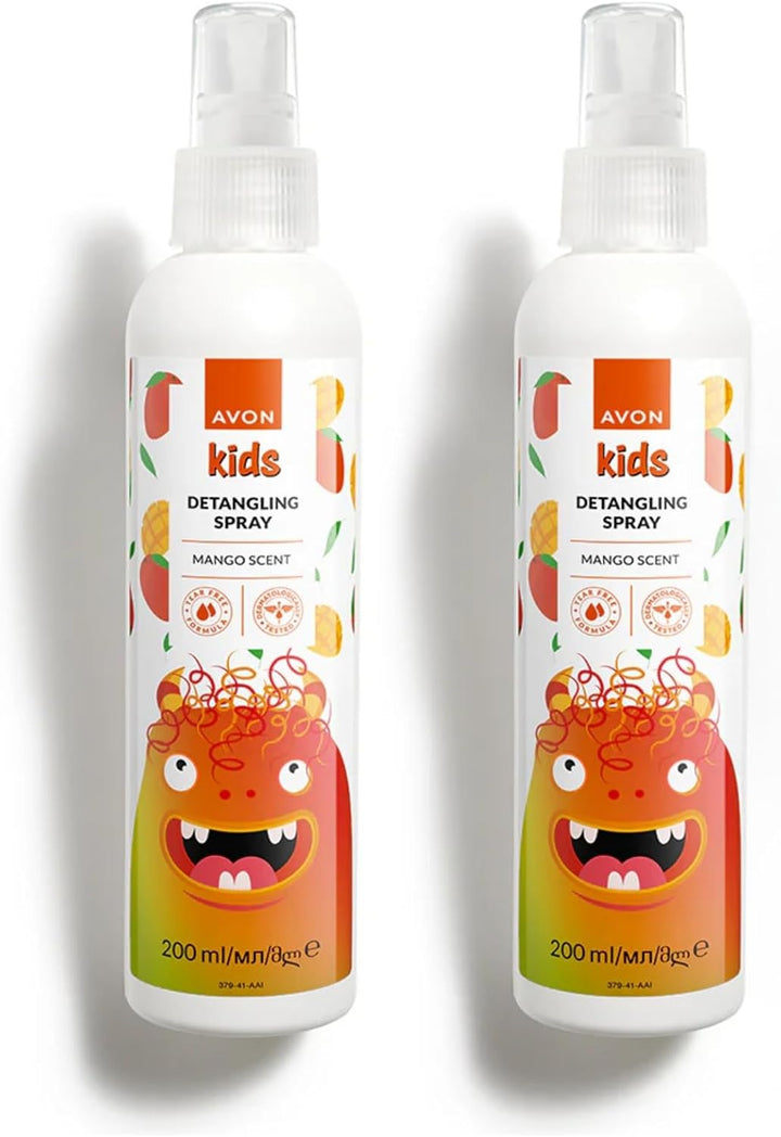 Kids Detangling Spray, Moisturise & Tame Tangles without Tears, Child-Friendly Haircare Essential, Fruity Scent, 200Ml