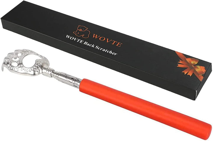 Back Scratcher,  Bear Claw Telescopic Back Scratcher Portable Extendable Stainless Steel Back Massager for Adults Stocking Fillers for Men Women Gifts for Men Dad Husband