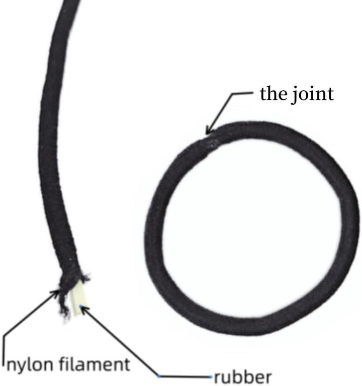 50Pcs Elastic Hair Bands, 4Mm Elastic Hair Bobbles Ponytail Holders, No Metal Strong Hair Ties Gentle Hairbands Thick for Girls Women Kids