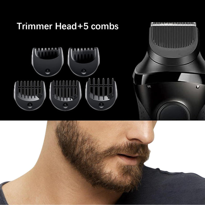 Beard Trimmer Attachment Fit for Br-Aun Series 5, 6 and 7 Electric Razors 1/2/3/5/7Mm, Replacement Shaver Guide Combs for 5018S/5020S/6075Cc/7071Cc/7075Cc/7085Cc/7020S/5050Cs/6020S/6072Cc