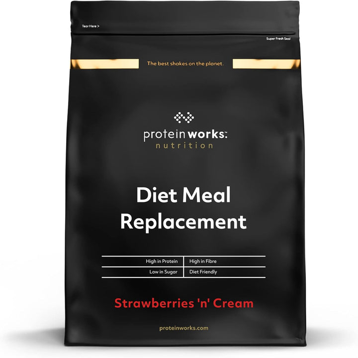 Protein Works - Diet Meal Replacement, Chocolate Silk, Nutrient Dense Complete Meal, Immunity Boosting Vitamins, Affordable, Healthy and Quick, 14 Meals, 1Kg