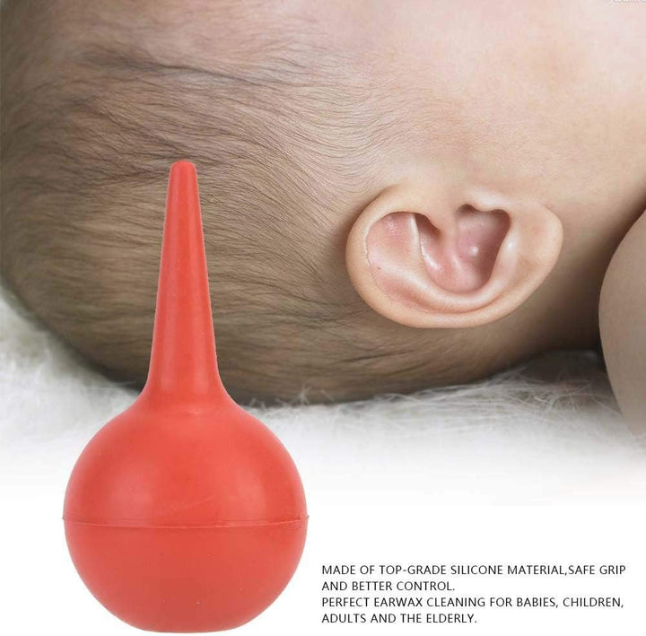 Ear Wash Ball, 3.3 * 1.7 in Popular Delicate Ear Wash Ball 30Ml Small Sucking Ear Syringe Bulb Ear Washing Squeeze Tool for Cleaning Adults Elderly Removal Equipment