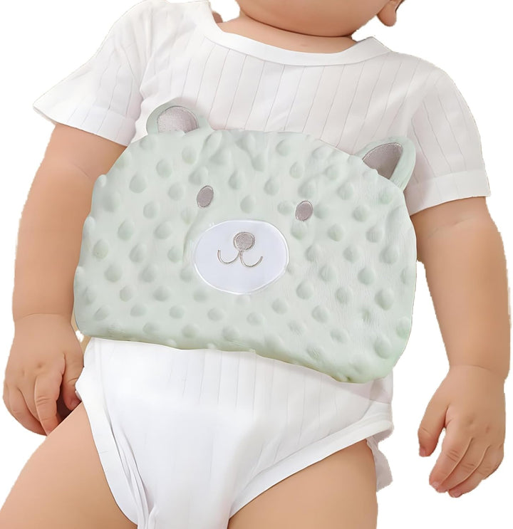 Baby Colic and Gas Relief - Cassia Seed Heated Tummy Wrap,Baby Heating Pad Swaddle Belt Relieves and Soothes Gas,Bloating and Upset Stomach (Beige)